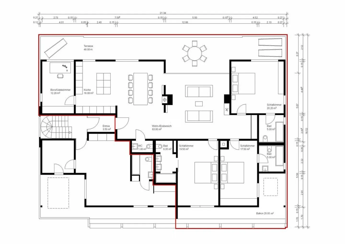 Espace de vie au Zürichberg - 8044 Zürich - Photo 11 sur 12