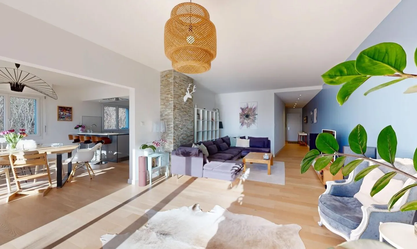 Helles 4-Zimmer-Apartment mit Balkonen und unverbautem Blick - Foto 5 von 11