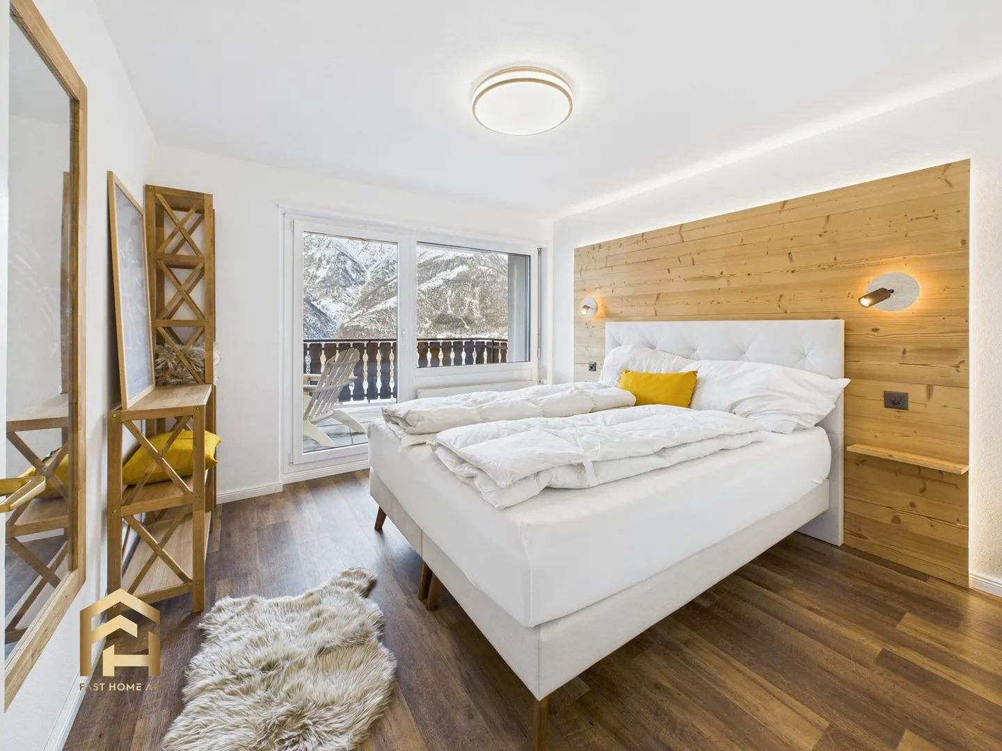 3.5-room apartment in Grächen with stunning balcony & panoramic view - Photo 6 of 13