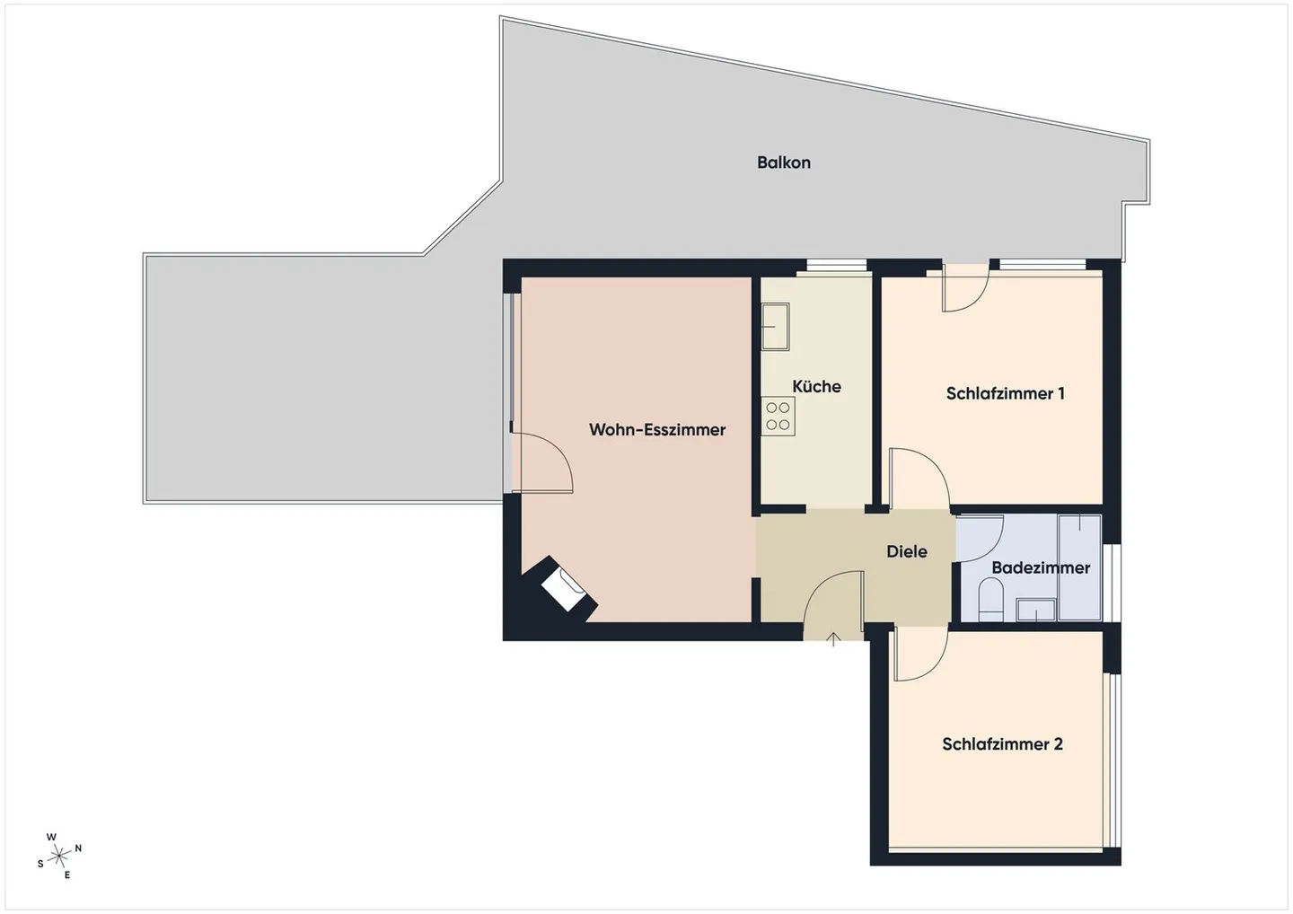 3.5-room apartment in Grächen with stunning balcony & panoramic view - Photo 13 of 13