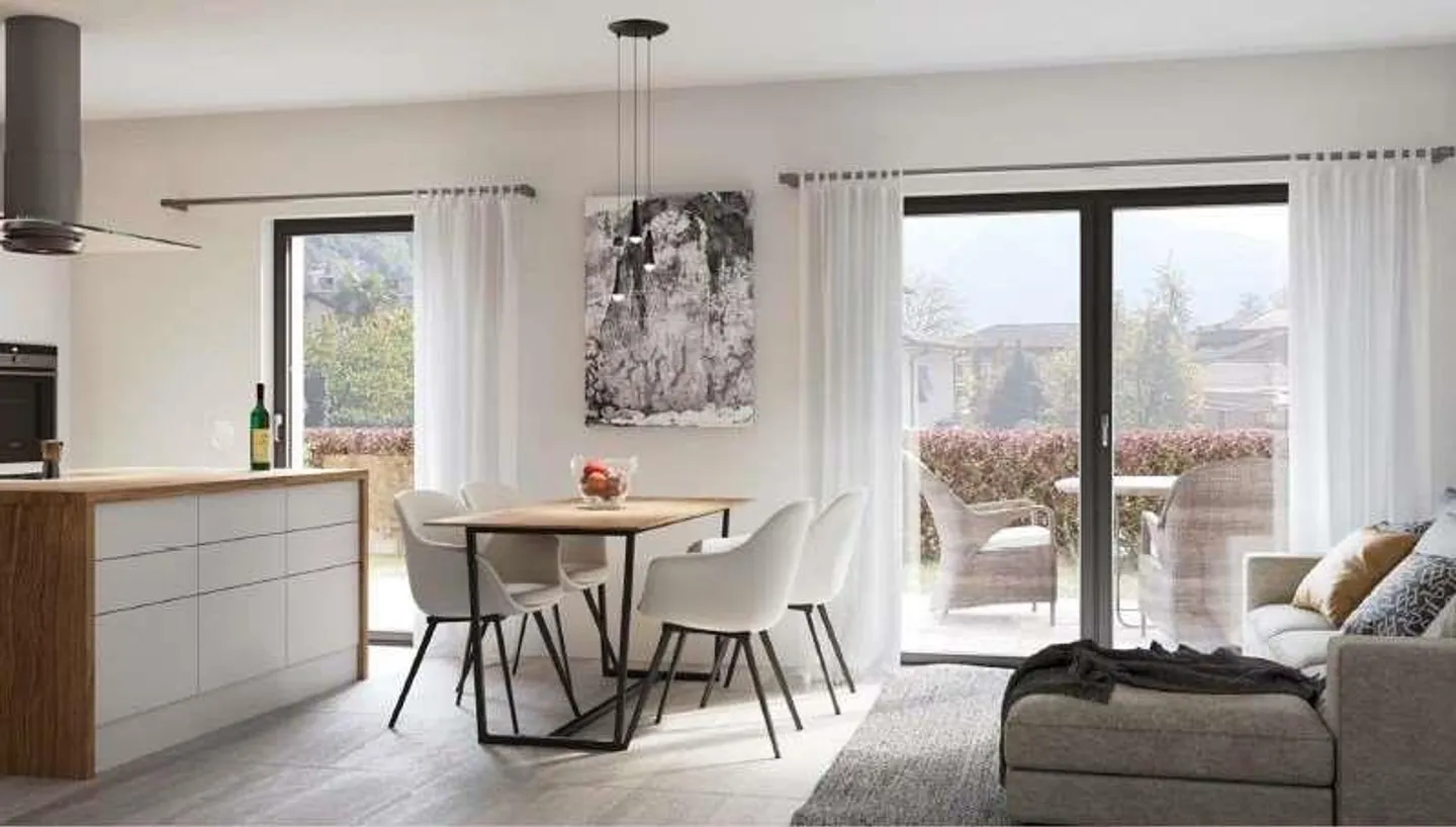 2.5-room apartment with private garden for sale in Vacallo - Photo 4 of 6