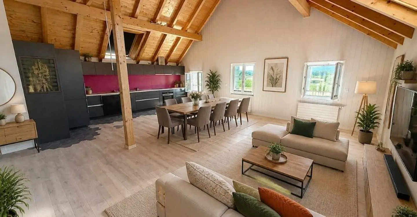 Charming Apartment in Gampelen - Photo 3 of 11