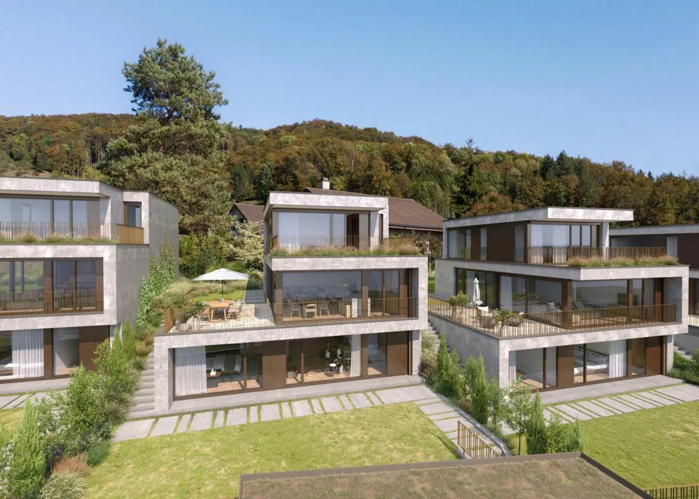New build: Detached single-family houses with panoramic views and much more... - Photo 1 of 6