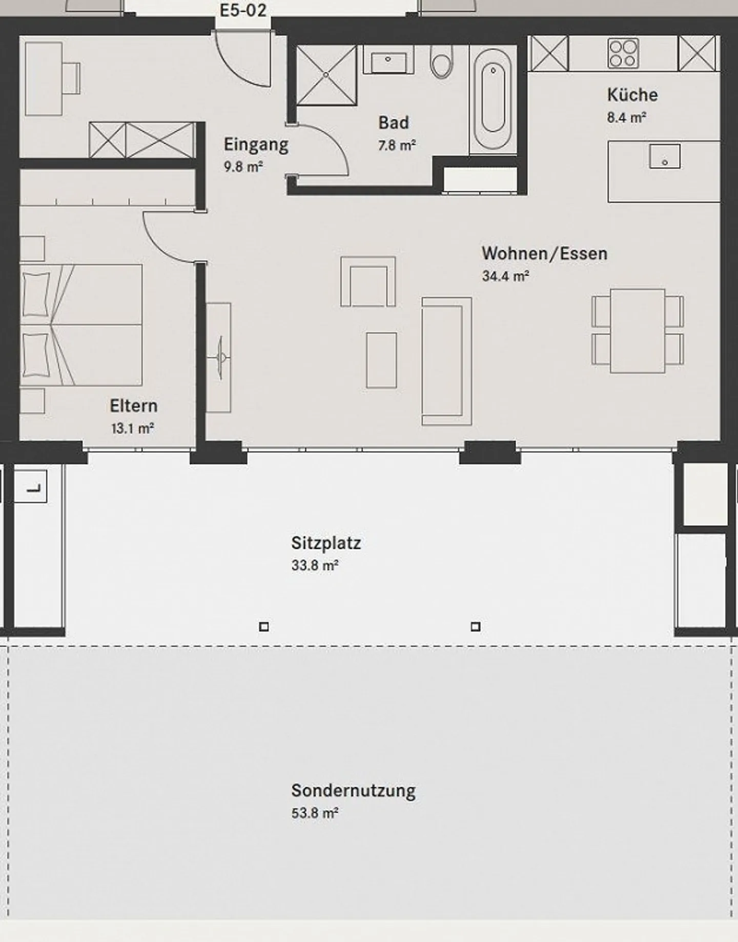 Modern 2.5 Room Terrace Apartment - Photo 4 of 5
