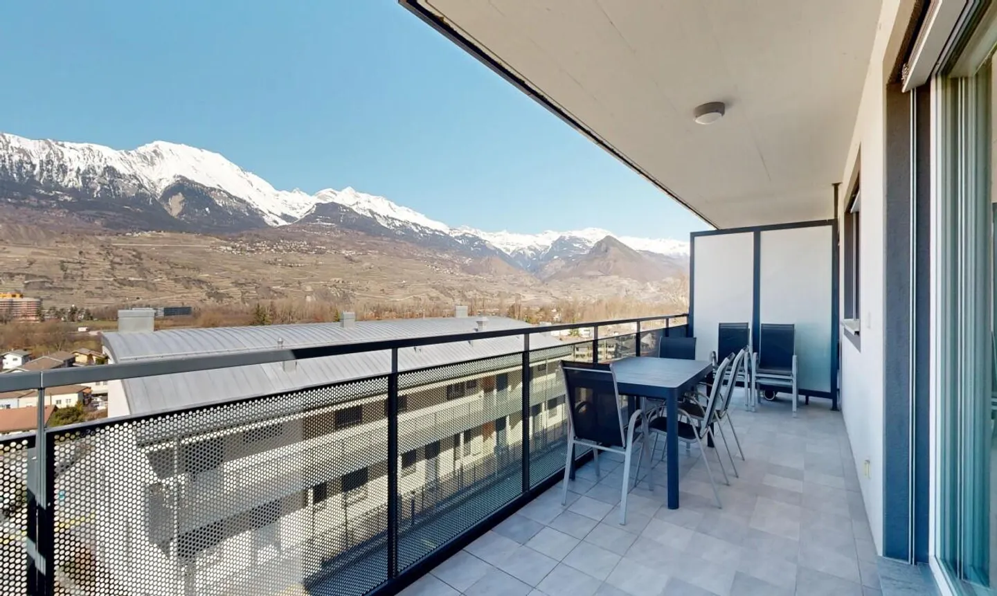 3,5-Zimmer-Wohnung mit Garagenbox in Bramois - Foto 9 von 11
