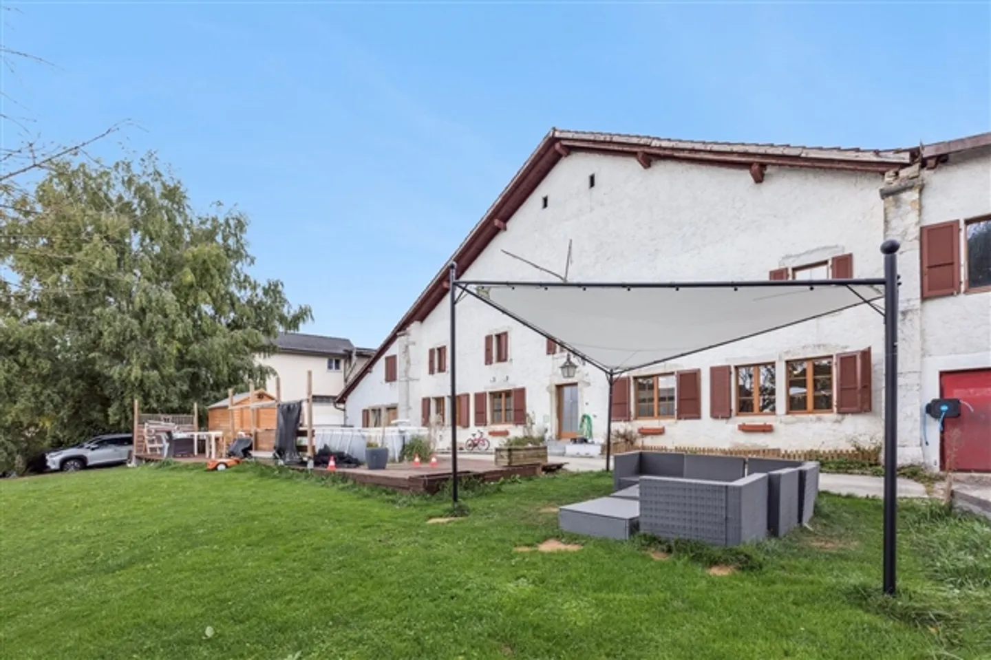 "OLD RENOVATED FARMHOUSE, BUILDING LAND ON THE EDGE OF THE FIELDS!" - Photo 1 of 8