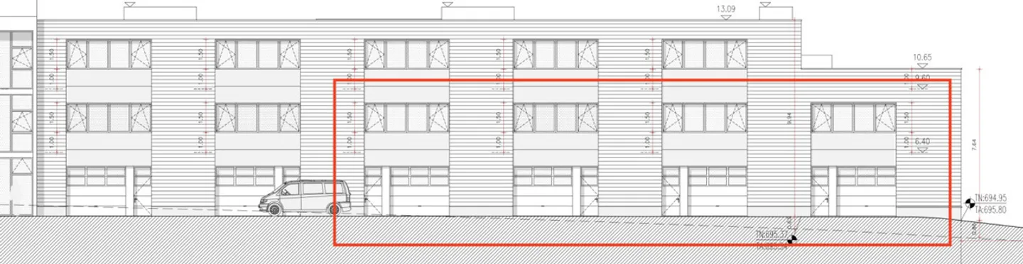 Gewerbefläche in Mont-sur-Lausanne von 600 - 1280 - 2400 m2. - Foto 6 von 8