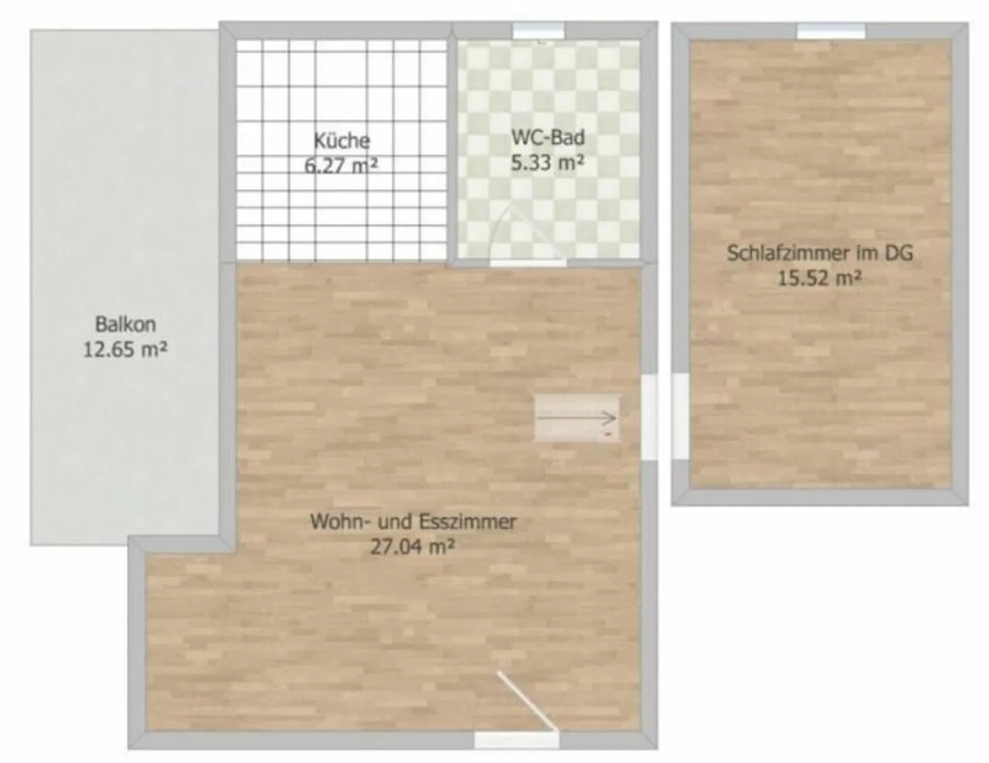 Charming 2.5 Room Apartment - Photo 9 of 9