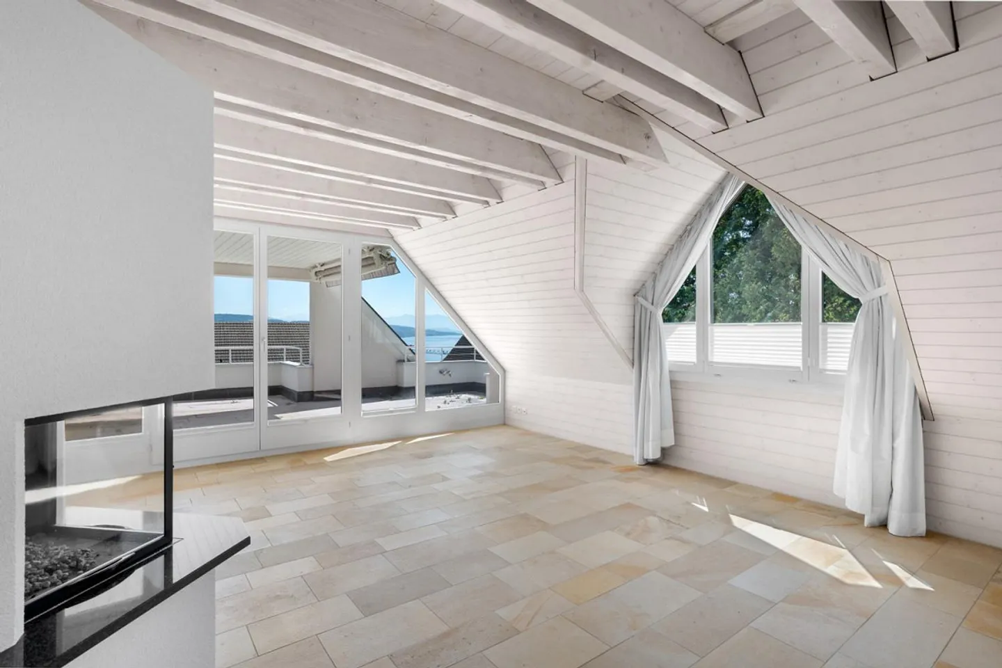 Dreamlike 4.5-room apartment with lake view in Oberrieden - Photo 4 of 20