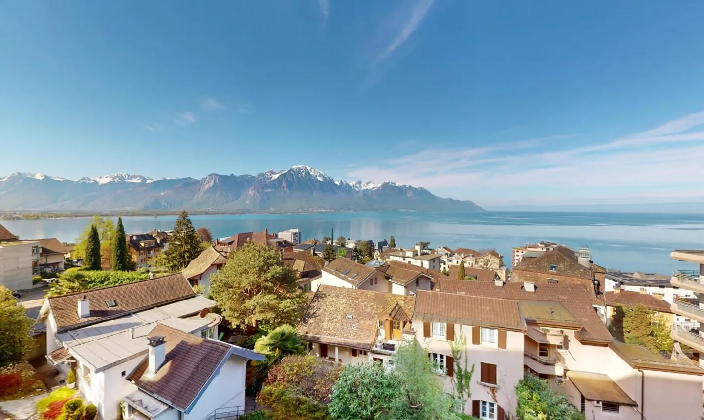 Montreux - Appartement avec vue Lac panoramique et terrasse - Photo 1 sur 13