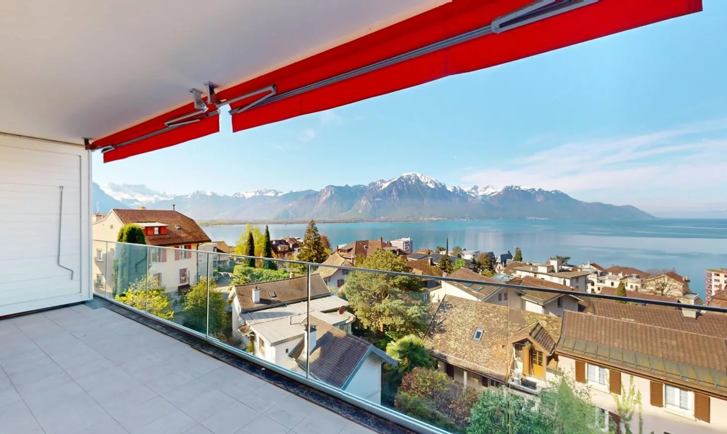 Montreux - Appartement avec vue Lac panoramique et terrasse - Photo 12 sur 13