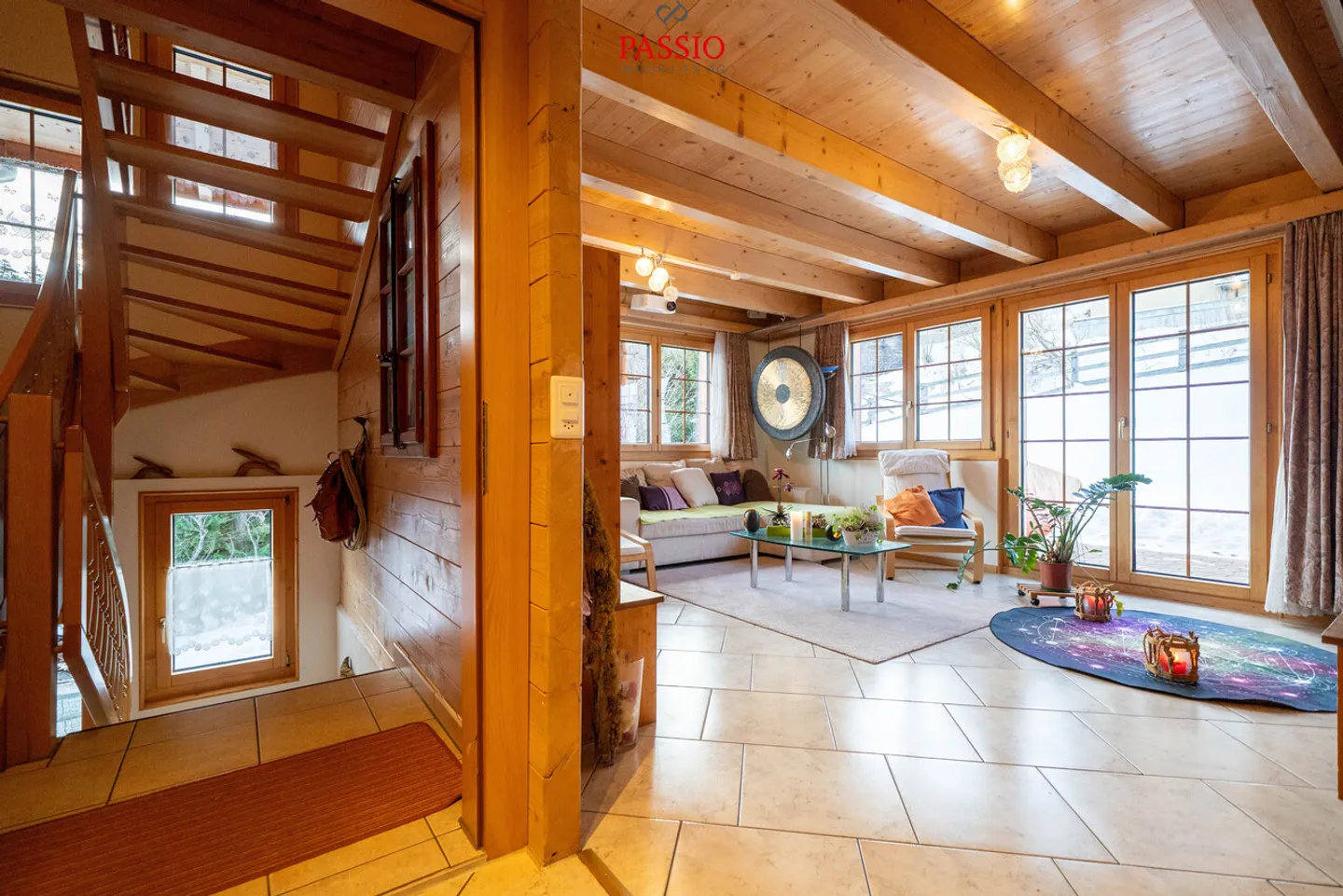 Maison en bois de mélèze de 6,5 pièces avec vue fantastique sur les Alpes - Photo 4 sur 35