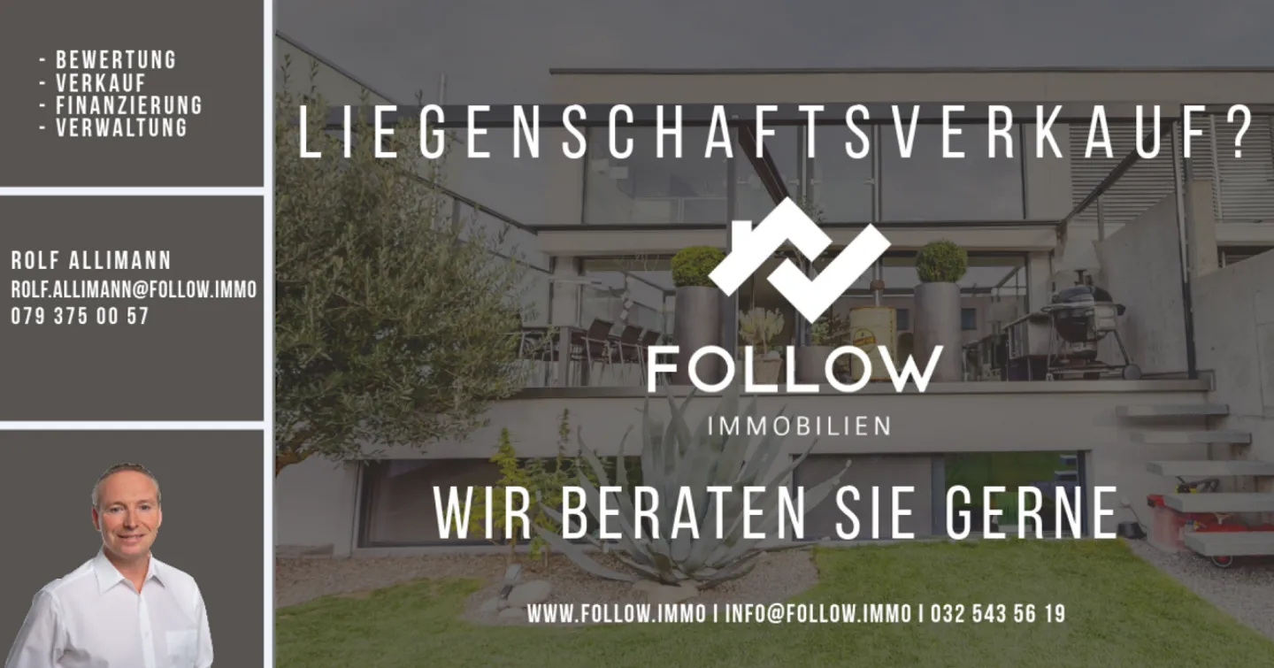 Casa bifamiliare adatta alle famiglie con giardino e carport in una posizione tranquilla nel centro del villaggio di Kerzers - Foto 12 di 12