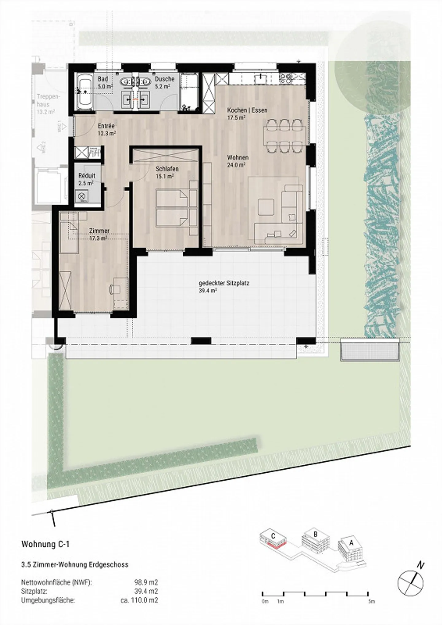 PRIMA LOCAZIONE APPARTAMENTO AL PIANO TERRA TOP MODERNO CON 110m2 DI SPAZIO ESTERNO - Foto 1 di 1