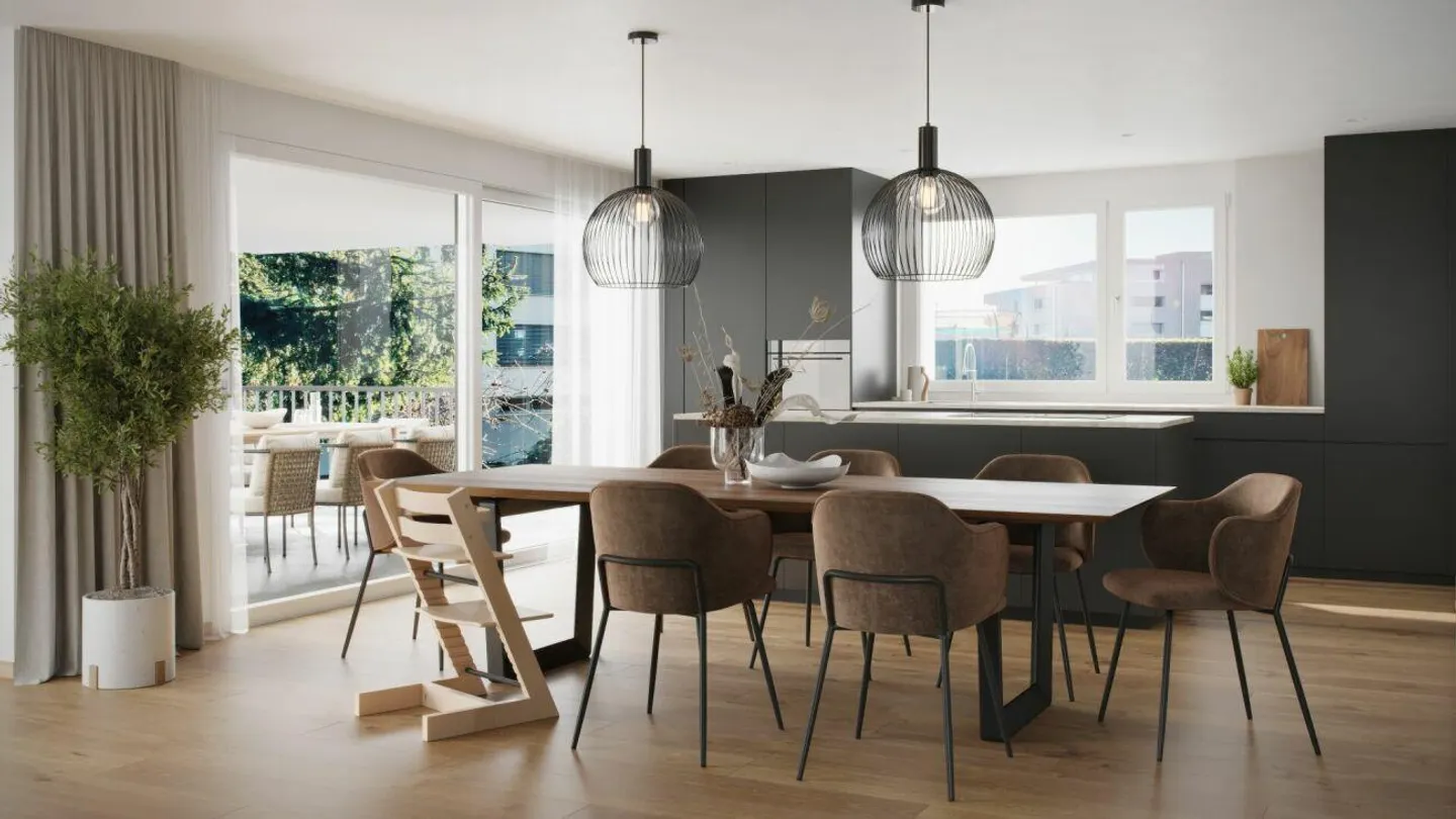 Modern, spacious new apartment in Egolzwil - Photo 2 of 5