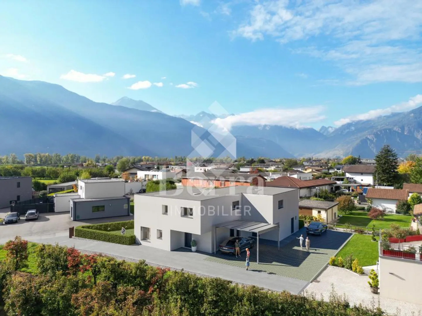 Due nuove ville a schiera a Fully - Modernità, comfort e tranquillità nel cuore del Vallese - Foto 1 di 5
