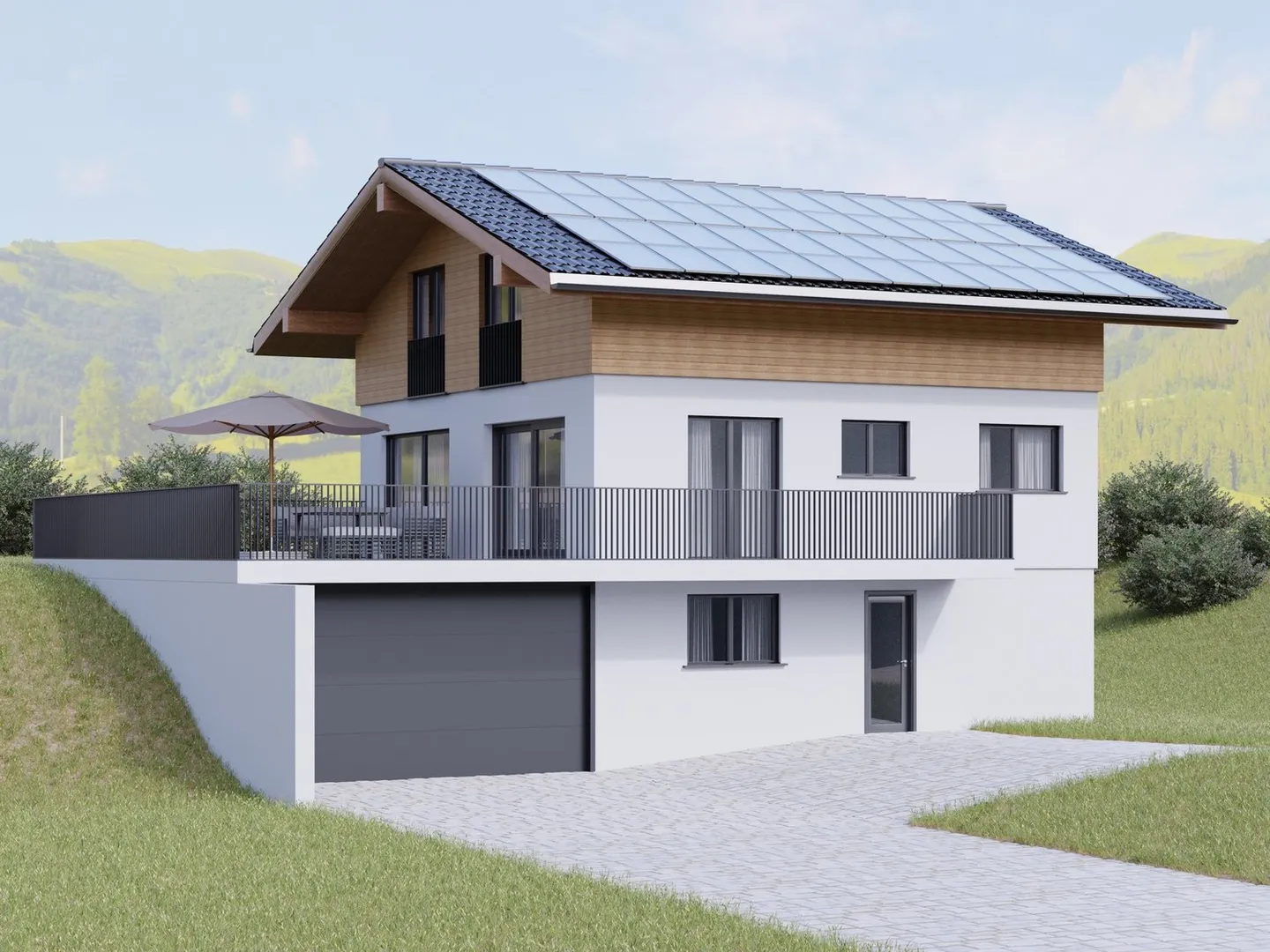 Newly built 5-room single-family house adjacent to the agricultural zone - Photo 1 of 13