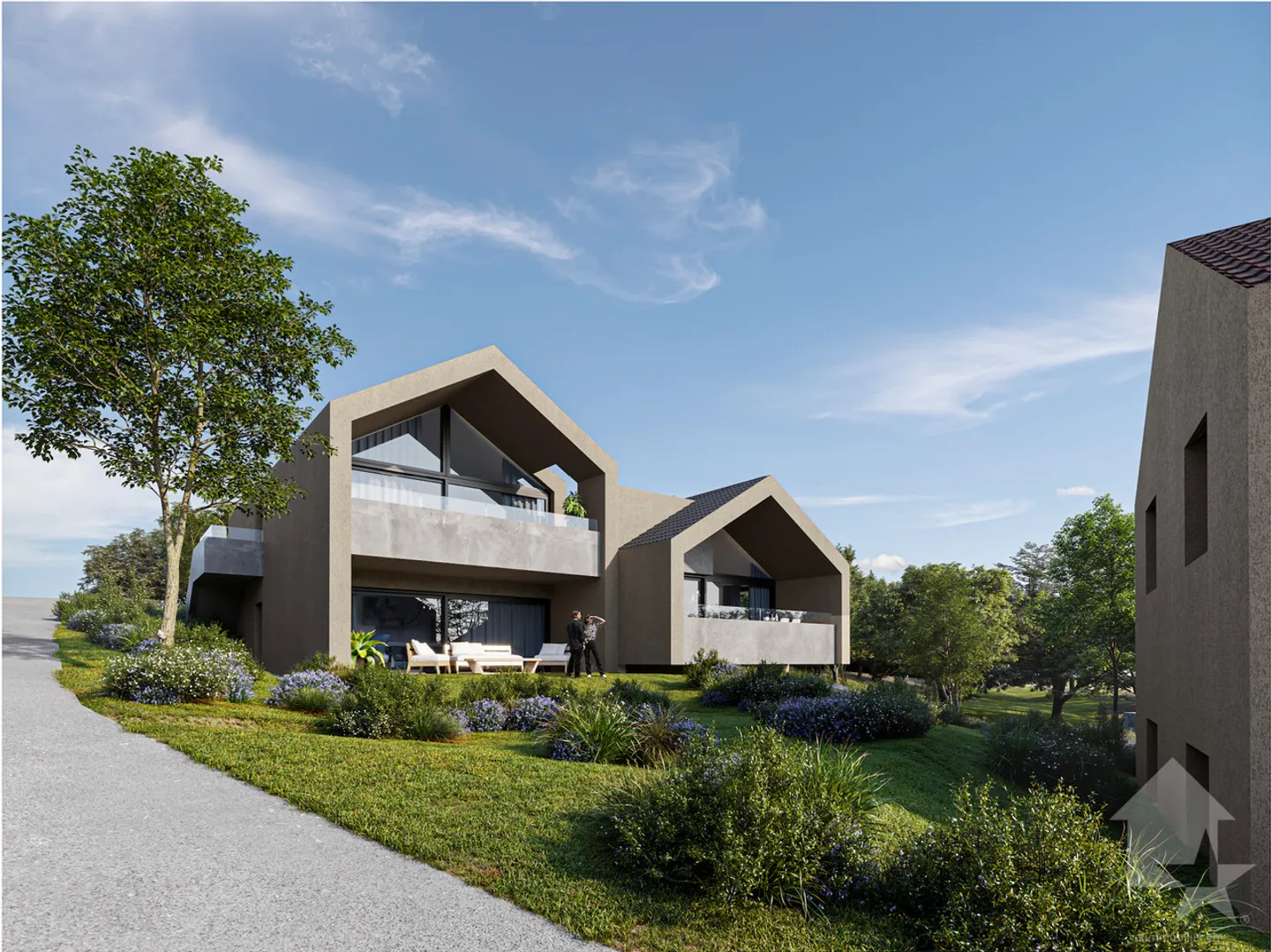 Attique moderne avec vue sur les Alpes - Photo 2 sur 12