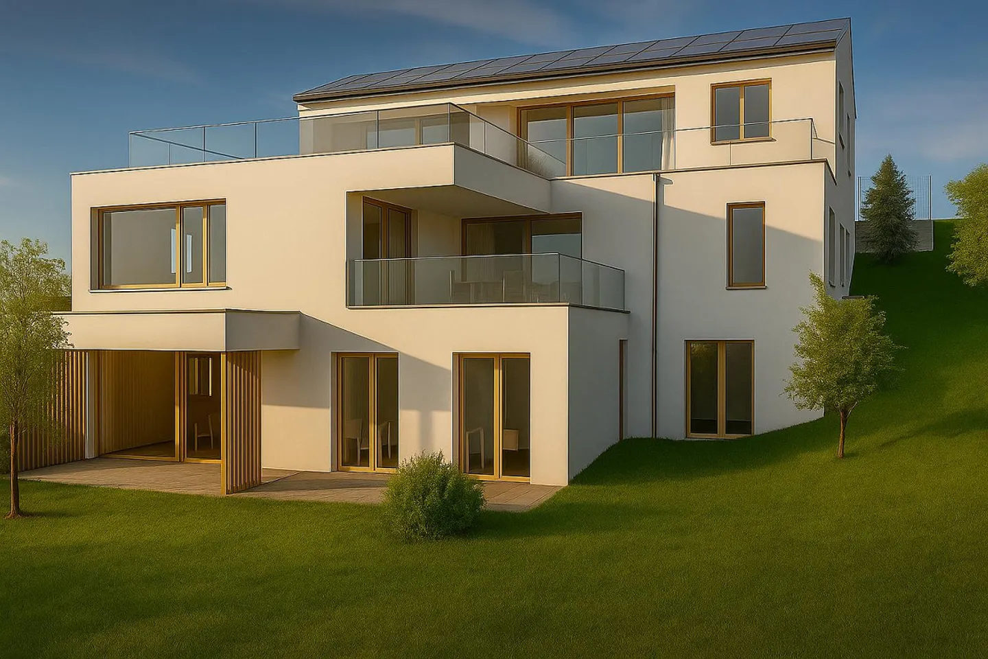 Moderne 4.5 Zimmer-Terrassenwohnung (Neubau) - Photo 1 of 7