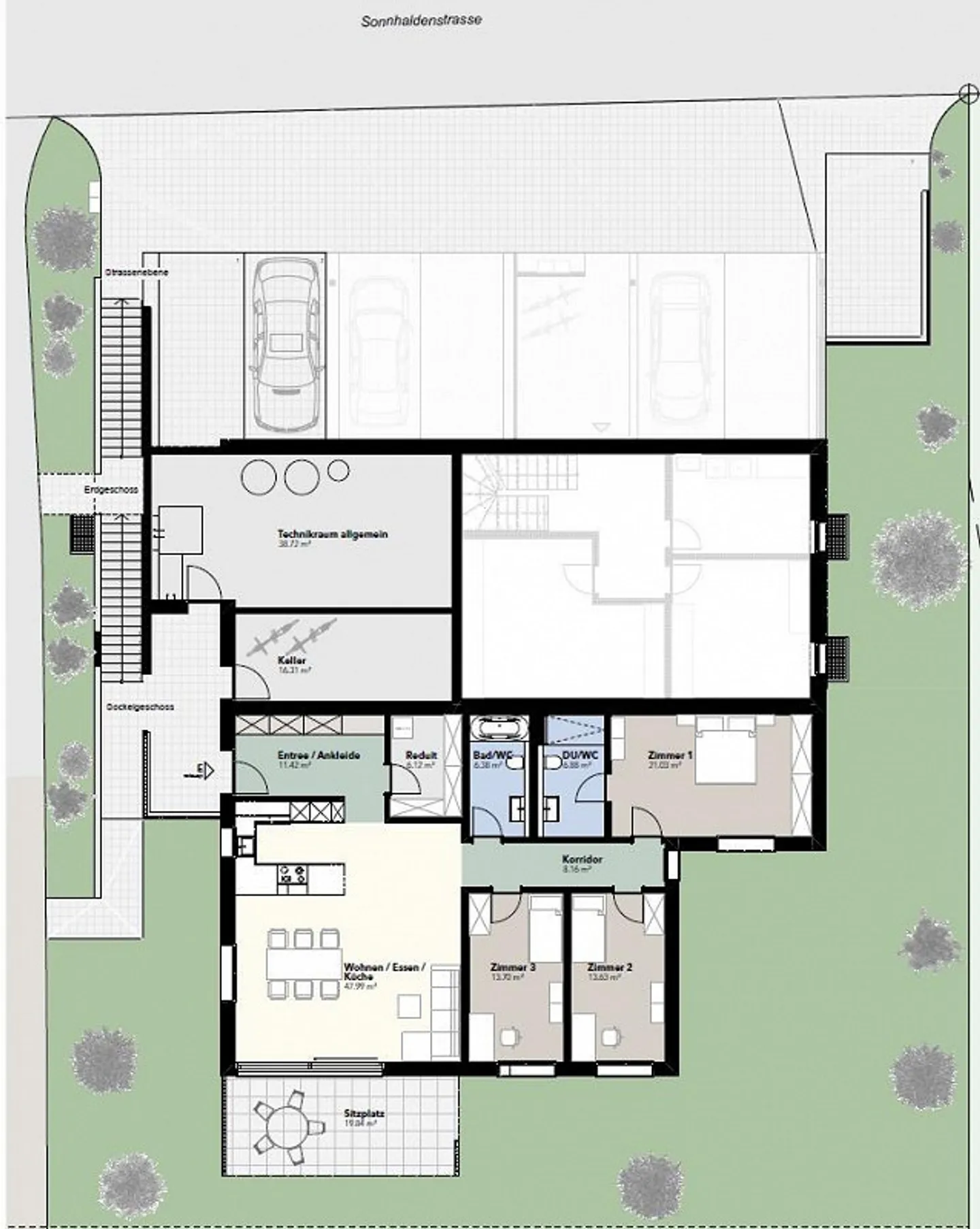 Moderne 4.5 Zimmer-Terrassenwohnung (Neubau) - Photo 7 of 7