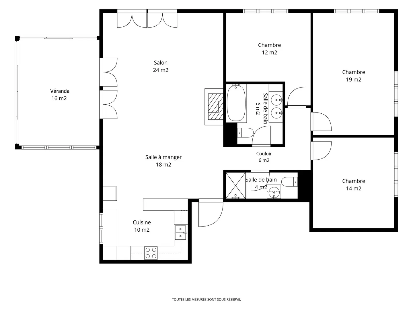 BRIGHT FAMILY APARTMENT OF 4.5 ROOMS WITH VERANDA AND PRIVATE GARDEN - Photo 12 of 12