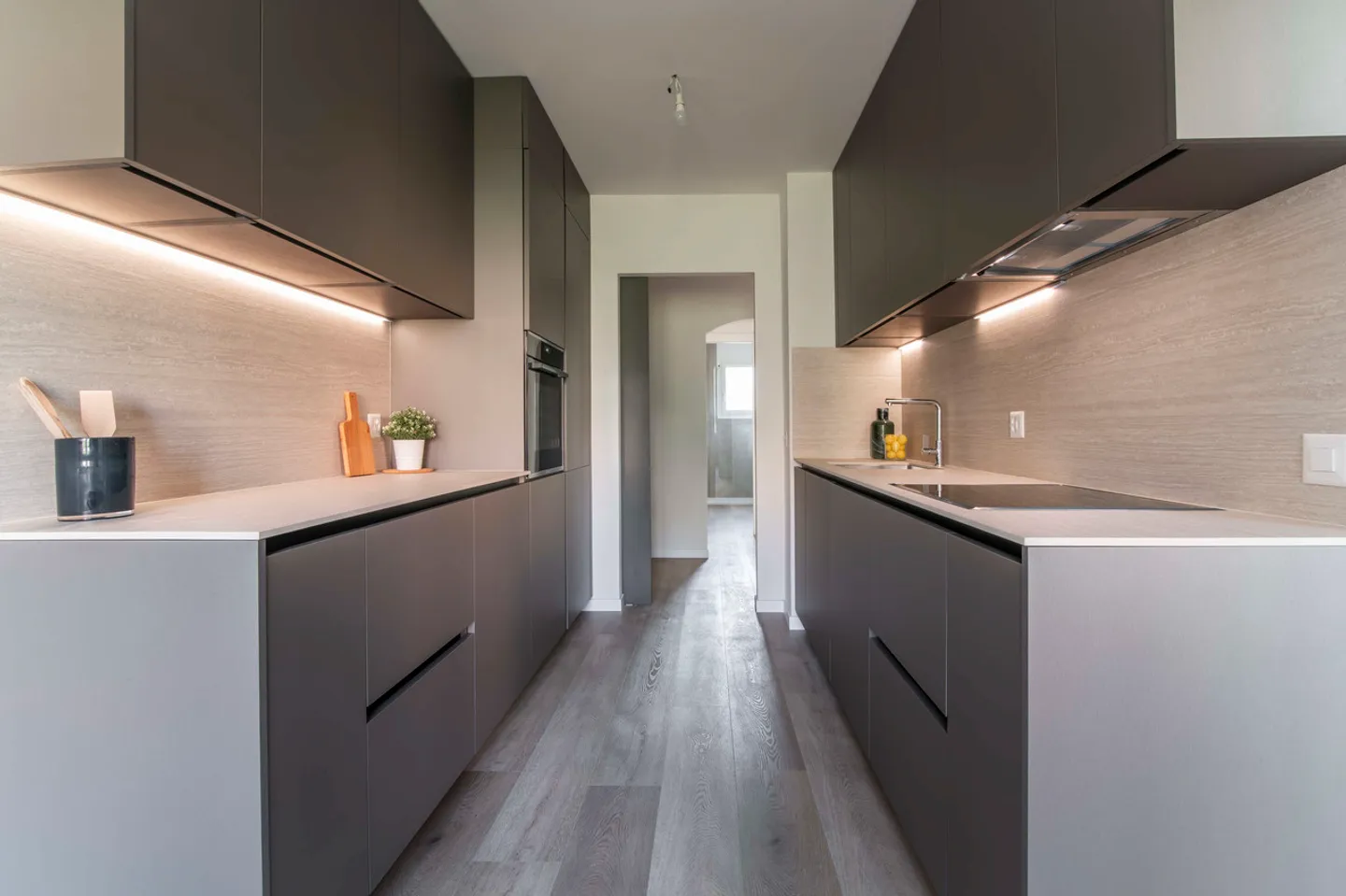 Appartement exclusif de 3,5 pièces à Breganzona, rénové avec des équipements de haute qualité - Photo 2 sur 11