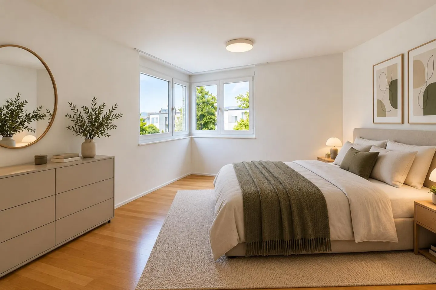 Idéal pour les familles ou la colocation | Appartement moderne de 4,5 pièces | 2 salles de bain - Photo 11 sur 20