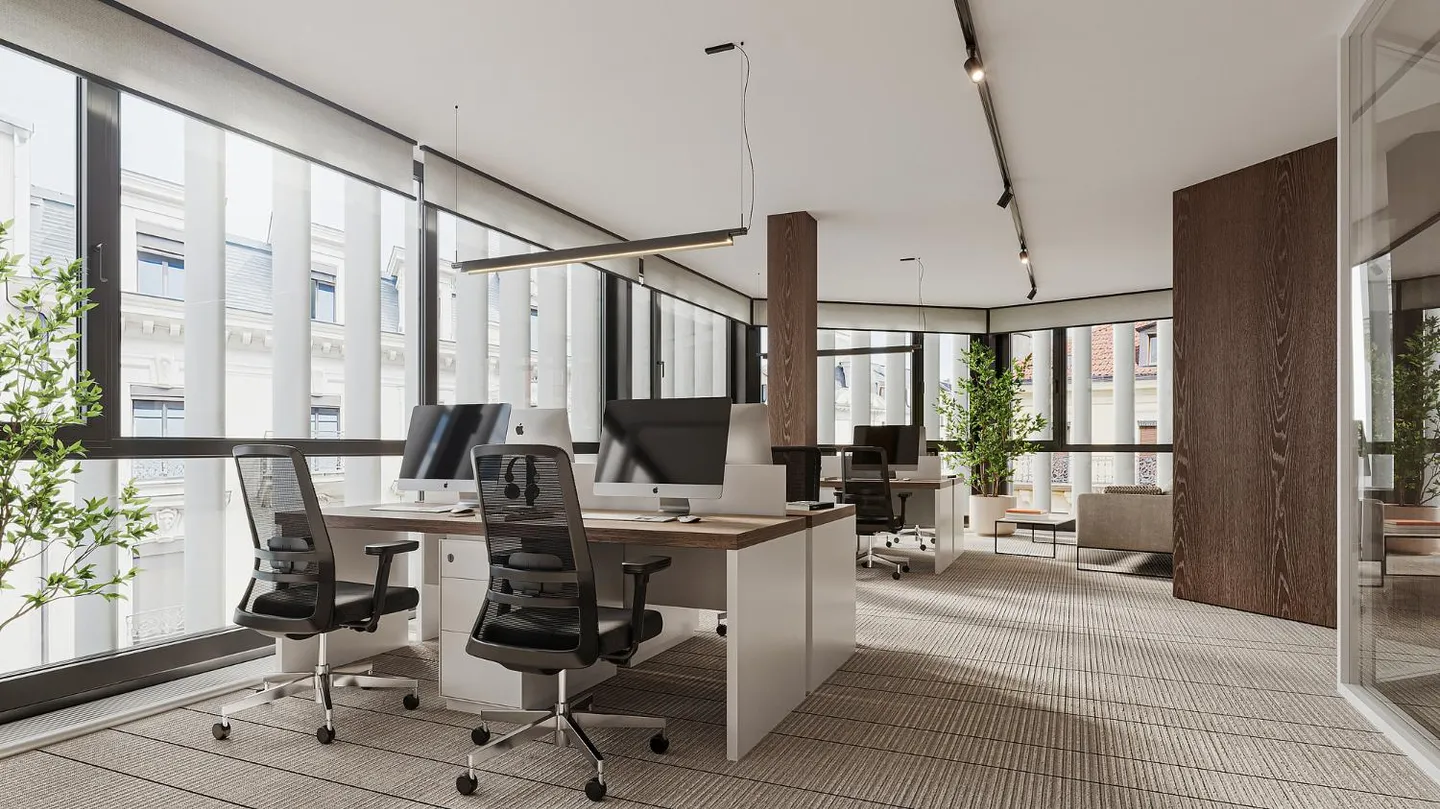 Rive 10 - Bright offices on a high floor Rue de Rive - Photo 1 of 7