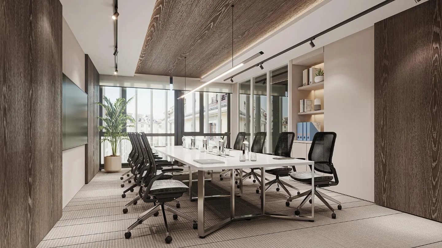 Rive 10 - Bright offices on a high floor Rue de Rive - Photo 2 of 7