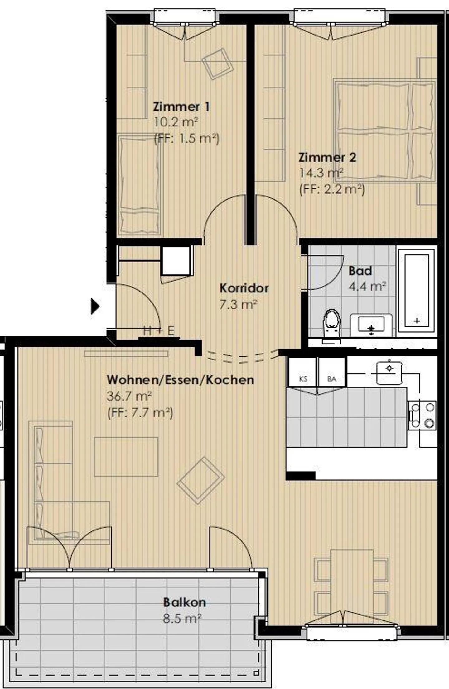 Modern Living in Bronschhofen! - Photo 10 of 10