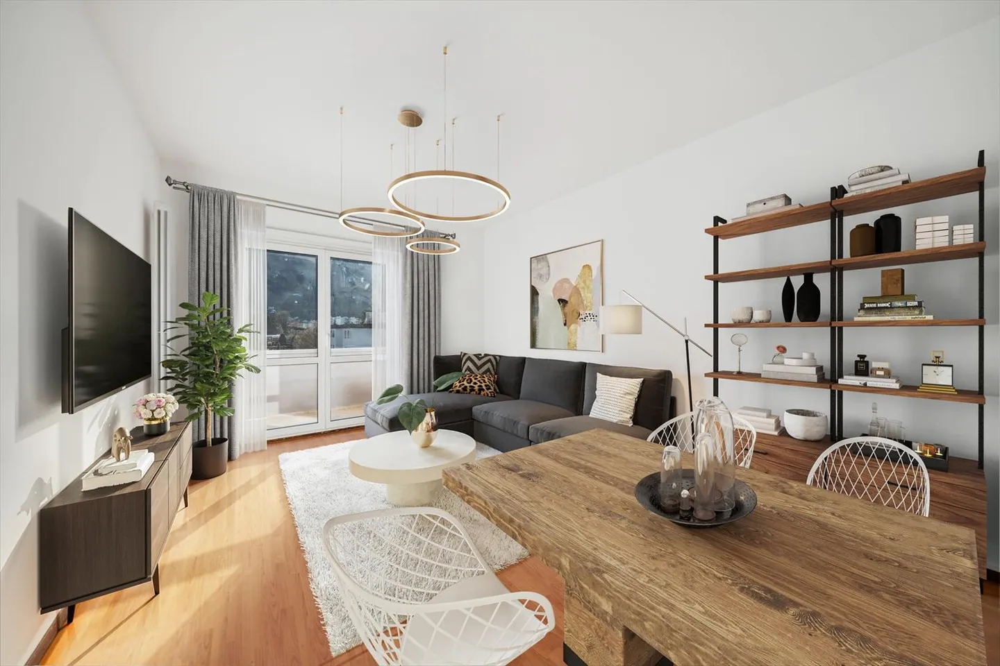 Zentrale und wirtschaftliche Wohnung - Foto 3 von 12