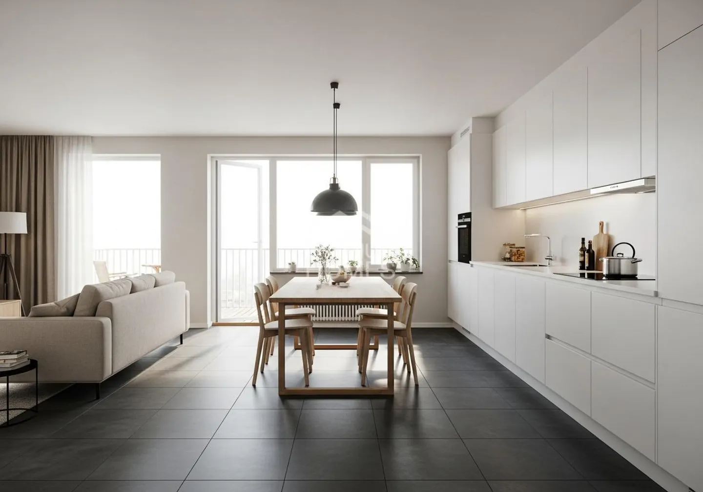 Appartamento moderno con balcone - Foto 4 di 10