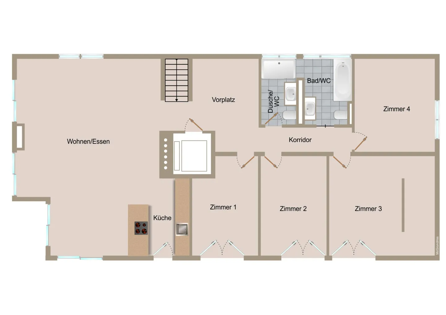 Appartement penthouse de 5,5 pièces de rêve incluant deux places de parking - Photo 24 sur 24