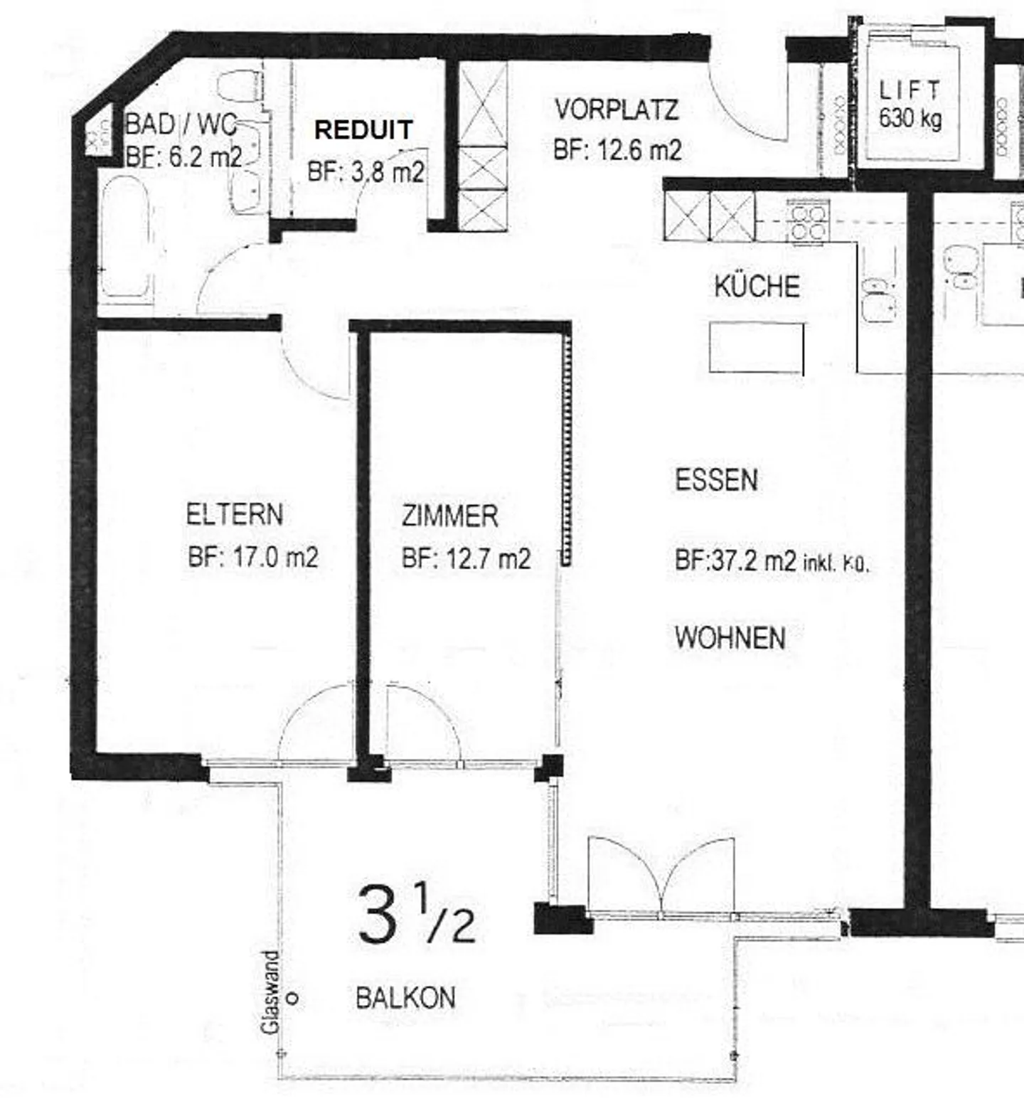 Geräumige Wohnung in Winterthur - Foto 9 von 9