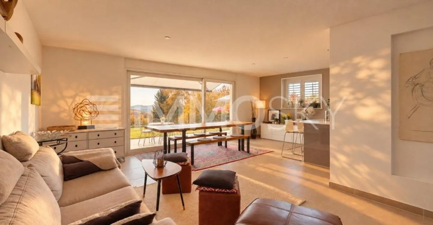 Charmante villa dans un cadre rare près de la ligne CFF Berne–Genève - Foto 1 von 5
