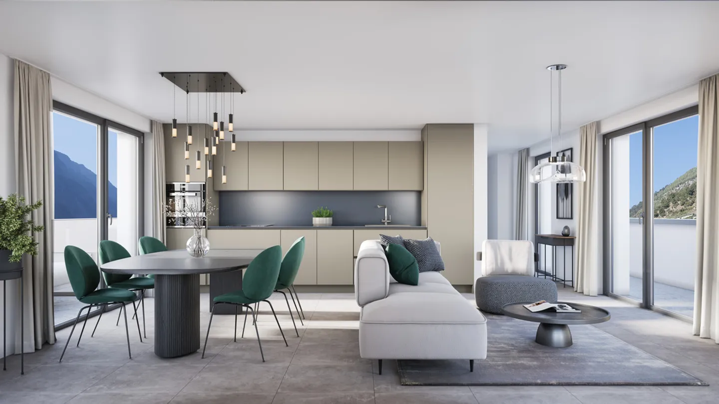 Moderne Wohnungen in Leuk-Susten - Foto 5 von 10