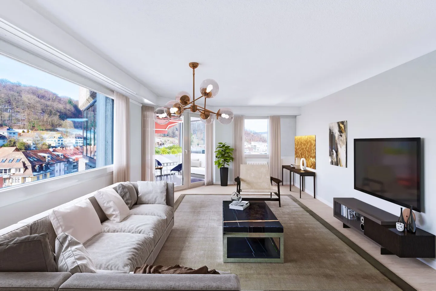 Vue Large Rencontre Urbanité - Maison Élégante au Centre - Photo 1 sur 5