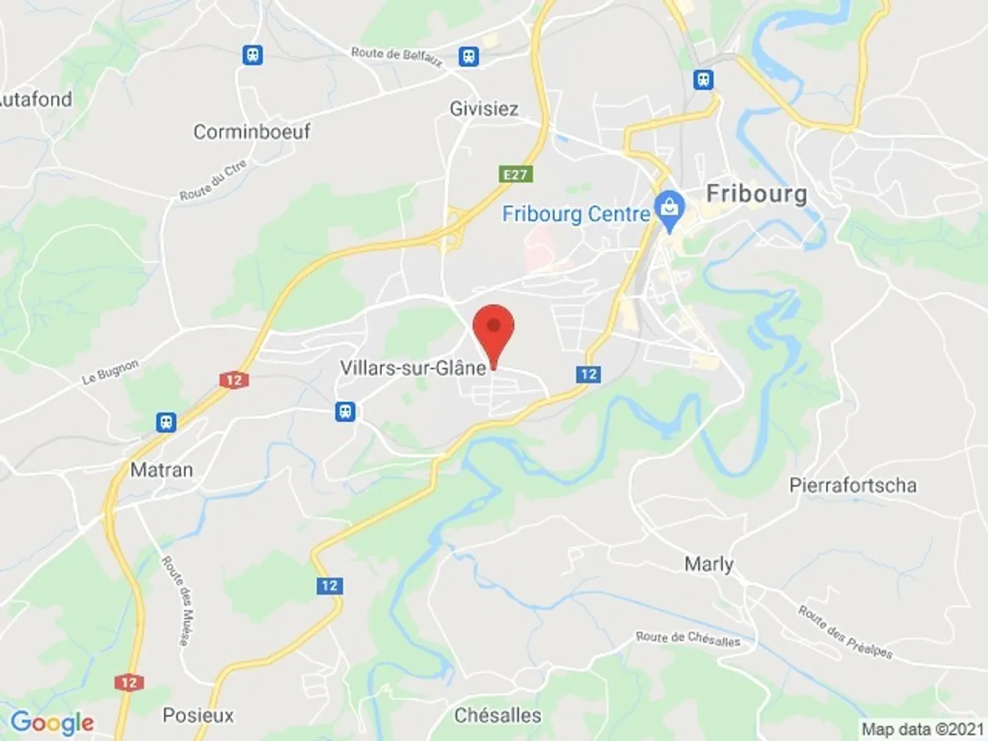 1 posto auto all'aperto in affitto a Villars-sur-Glâne - Foto 2 di 2