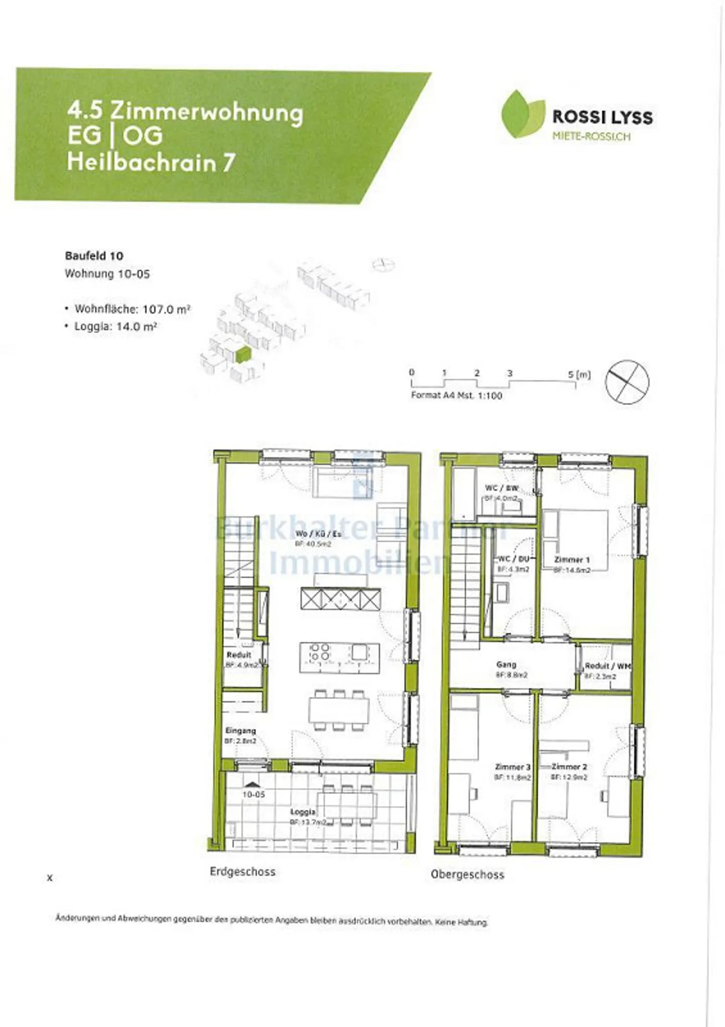 Stilvolle Duplexwohnung in Lyss - Foto 10 von 10