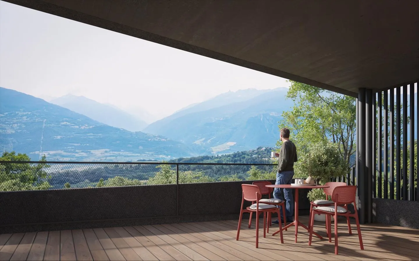 Savièse 16 Apartments and 1 Villa with panoramic views, in the heart of a high-standard ecological residence - Photo 4 of 13