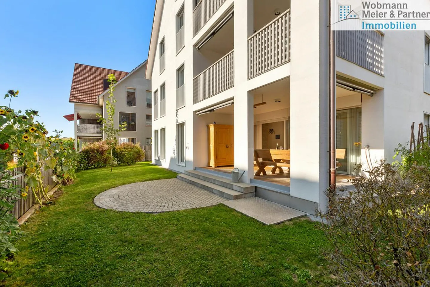 Top modern garden apartment in Egetswil above Kloten - Photo 2 of 6