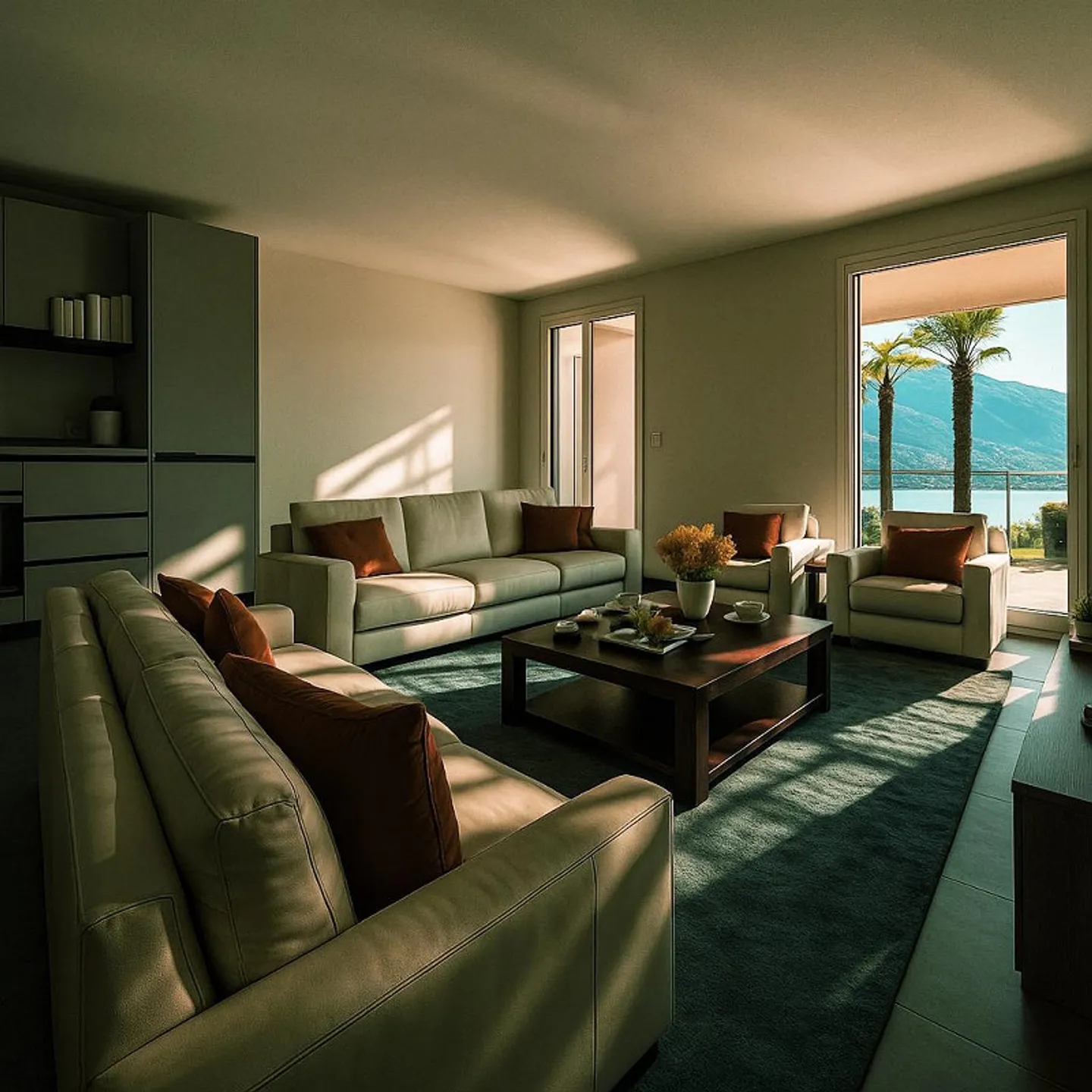 2A - Appartamento 2.5 con vista lago, terrazza e giardino - Foto 2 di 8