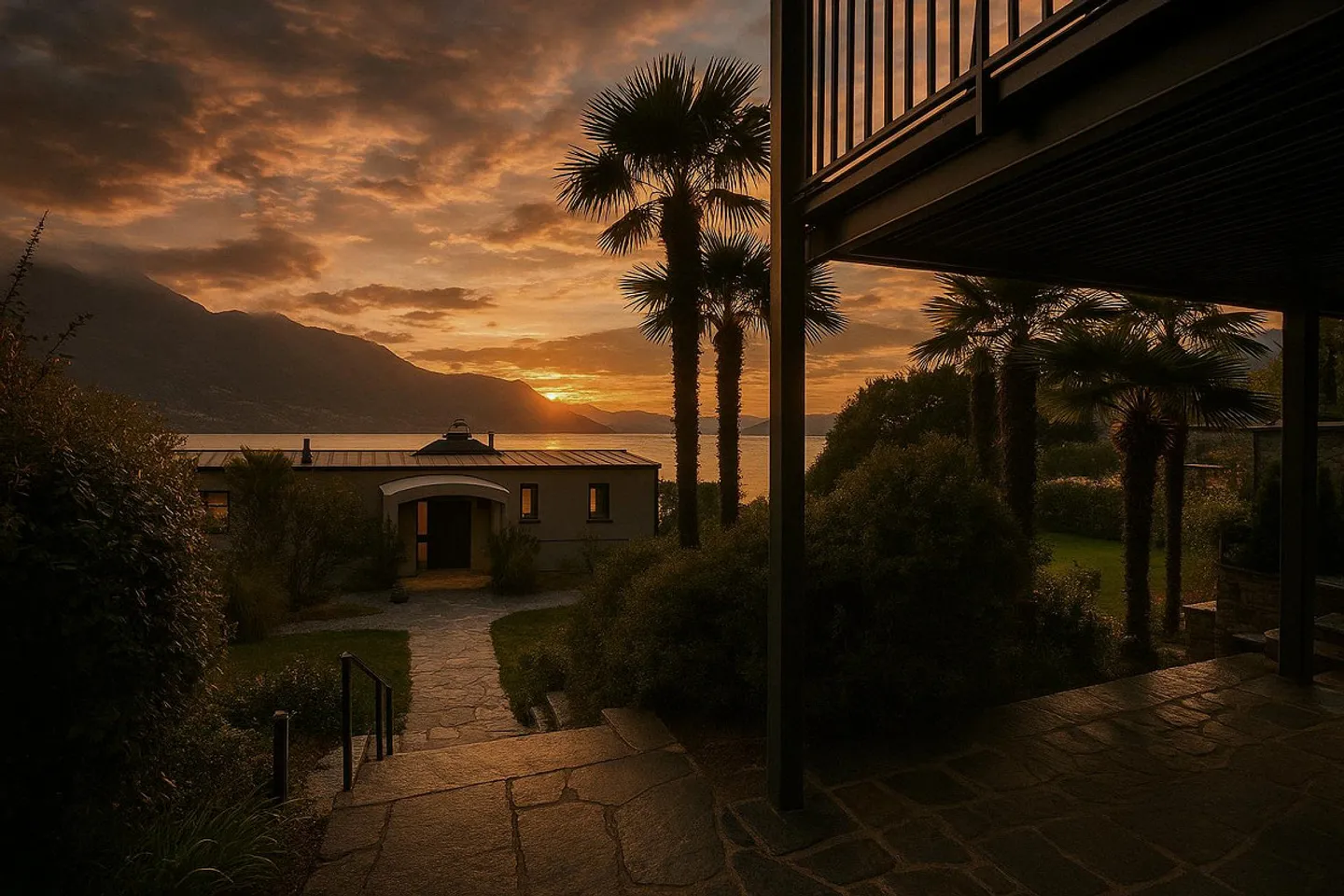 2A - Appartamento 2.5 con vista lago, terrazza e giardino - Foto 6 di 8