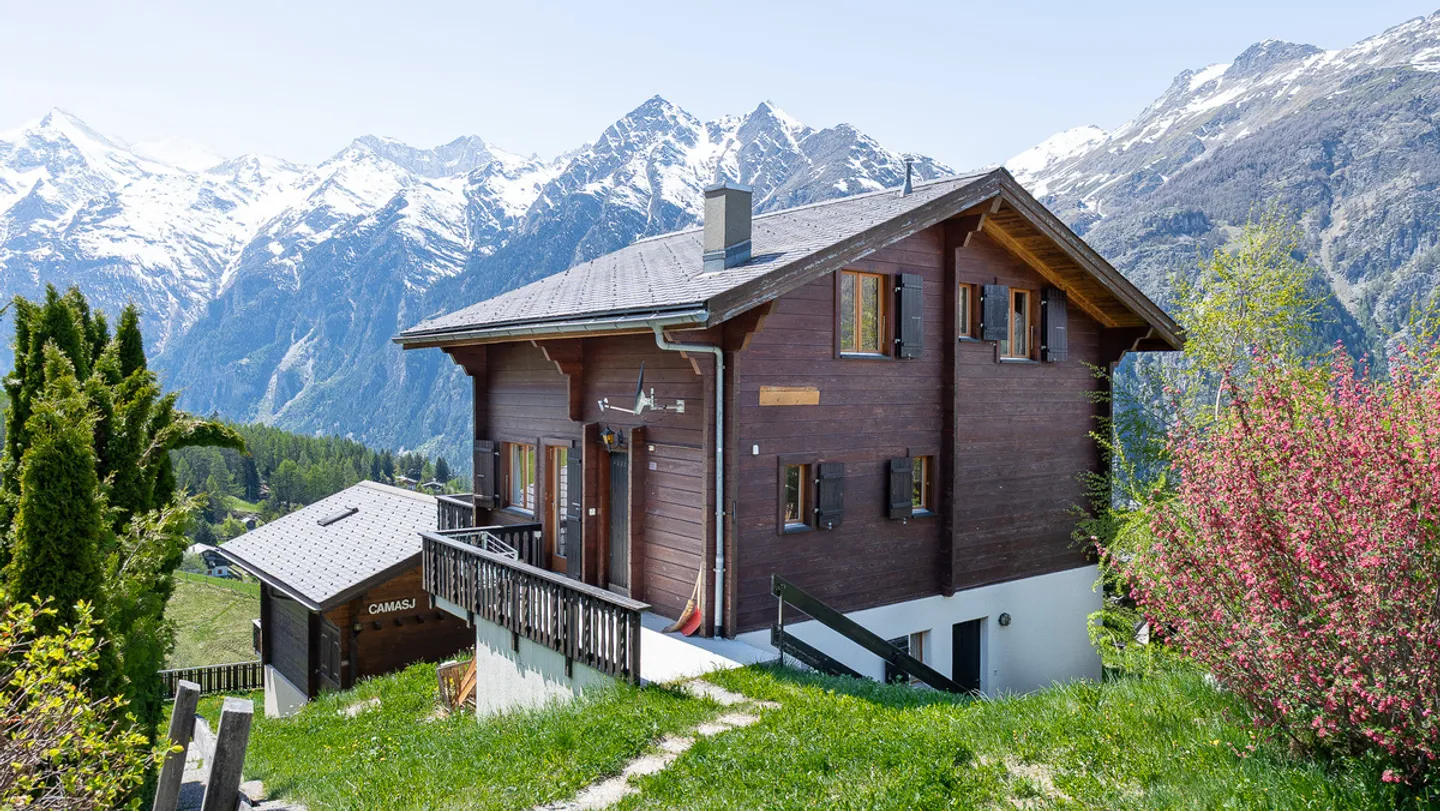 Chalet mit Atemberaubender Aussicht in Grächen - Foto 8 von 13