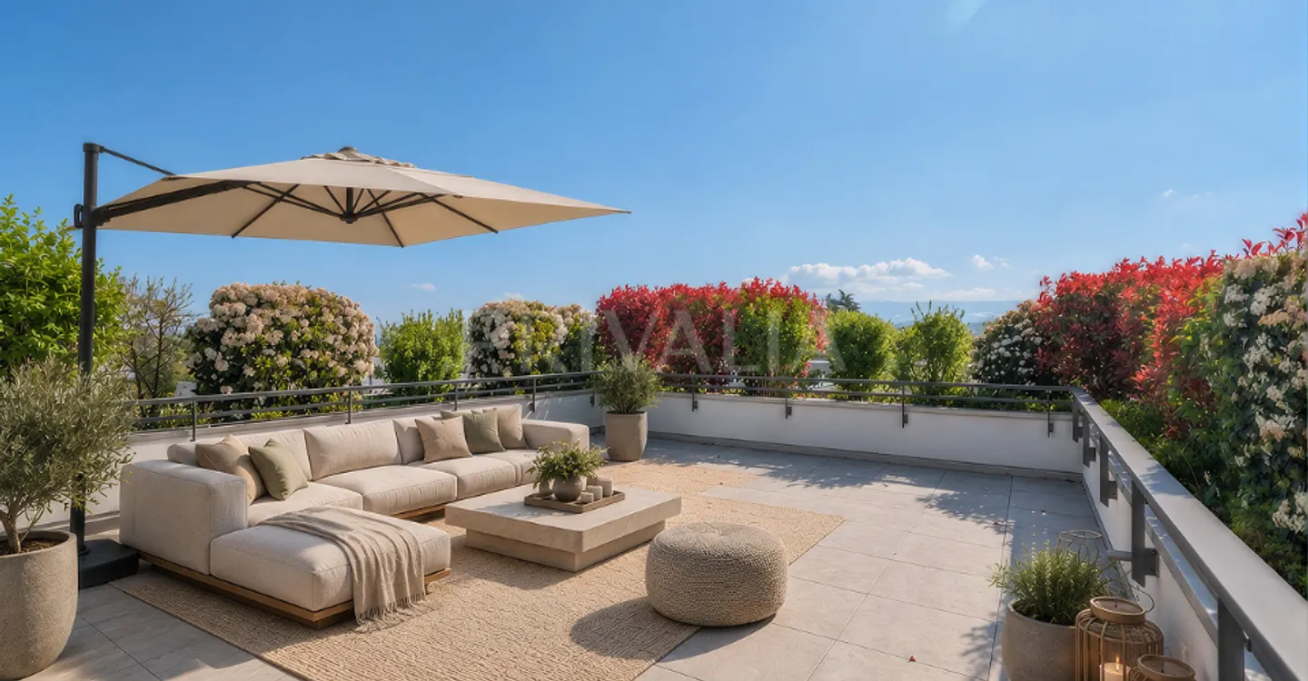Wunderschöne renovierte Duplex-Penthouse mit Terrassen und unverbautem Blick - Foto 11 von 12