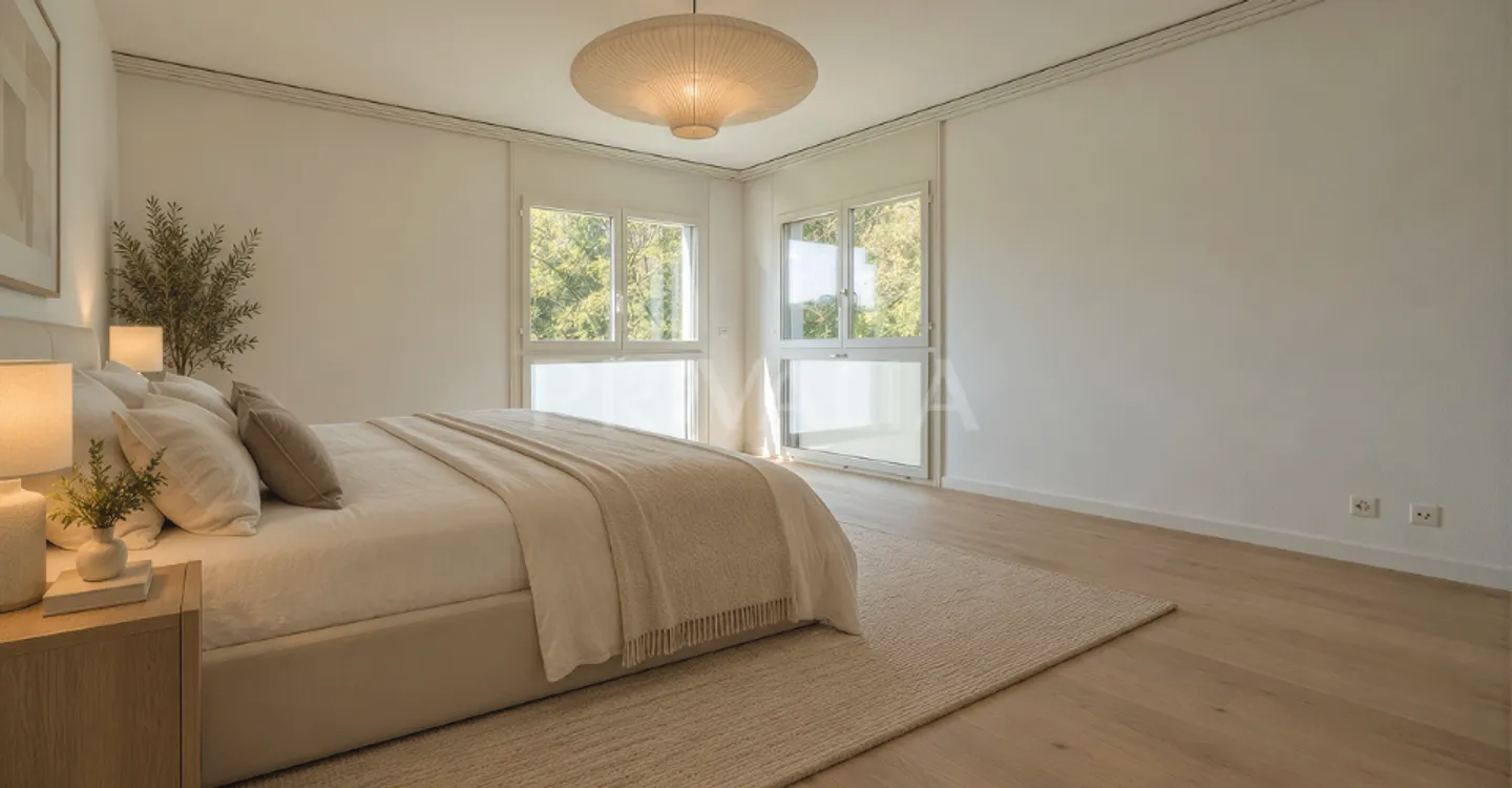 Wunderschöne renovierte Duplex-Penthouse mit Terrassen und unverbautem Blick - Foto 8 von 12