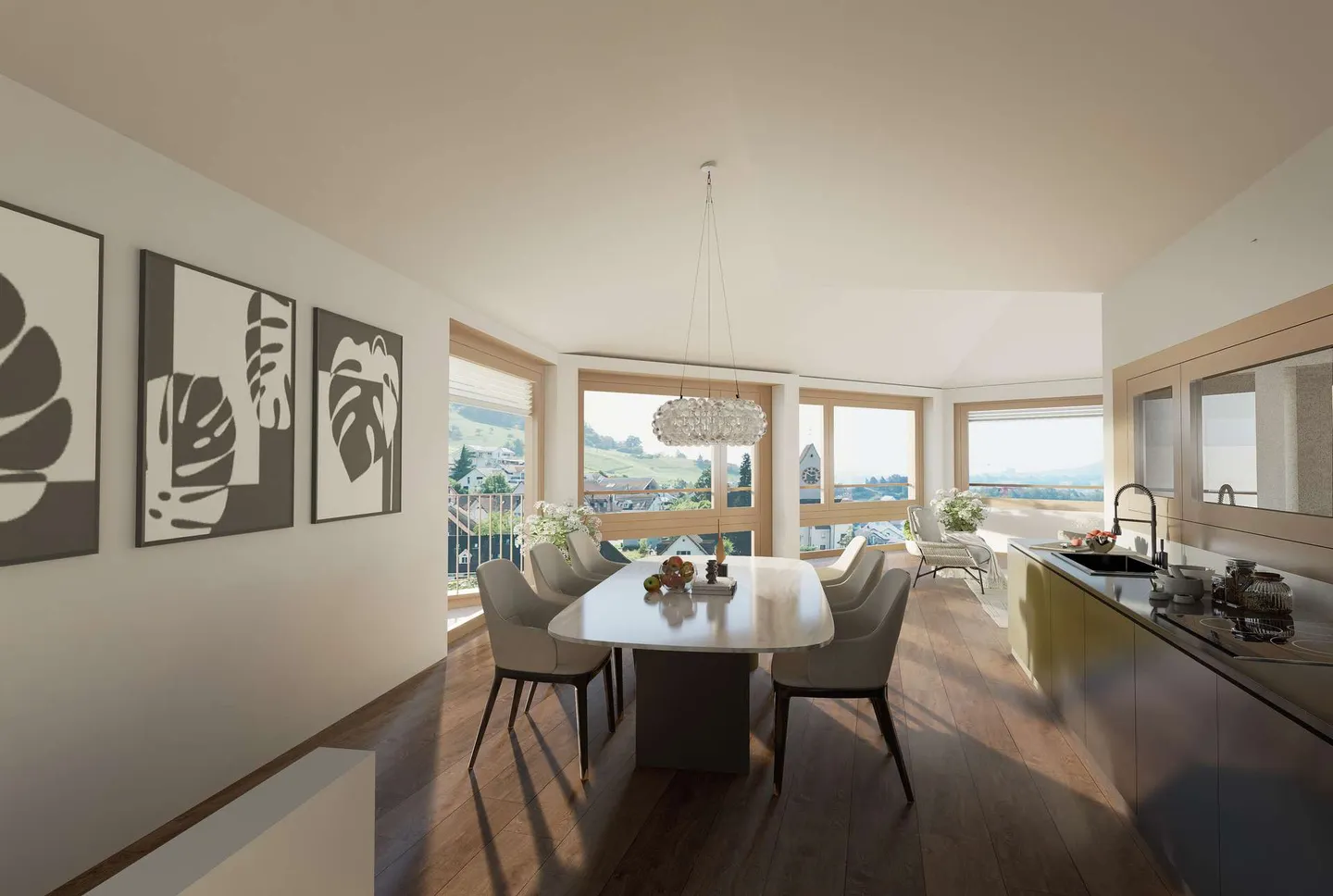 Modern Living over 2 Floors - 3.5-Room Maisonette 'To the Vines', Weiningen - Photo 8 of 13