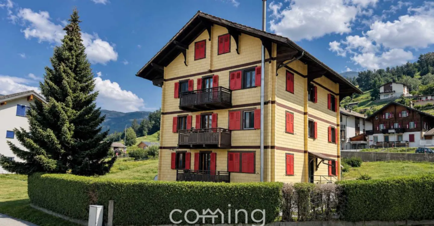 Charming Mountain Residence: Sunny 4.5-Room Apartment with 2 Balconies in Eischoll - Photo 5 of 12