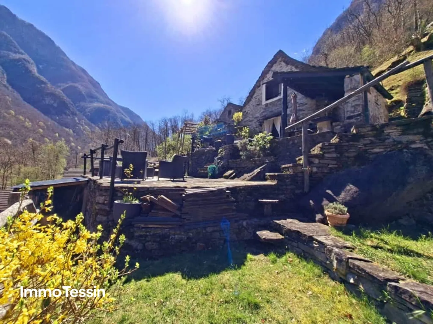 OPPORTUNITY: Beautiful Rustico in the Green with Terrace, Pool & Natural Plot near Verzasca - Photo 1 of 13