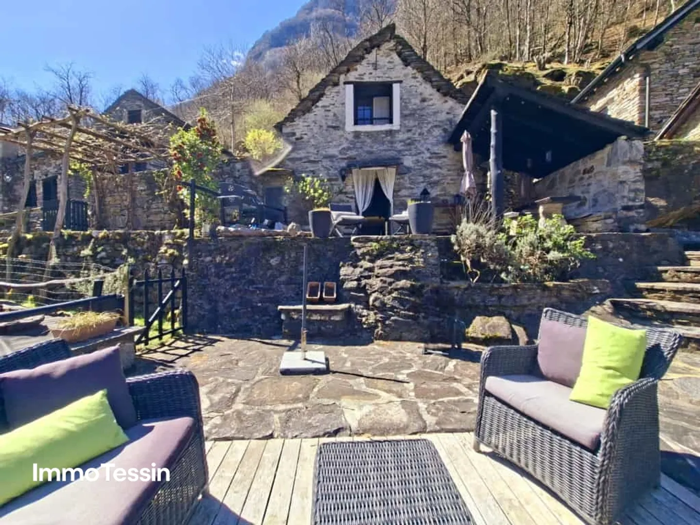 OPPORTUNITY: Beautiful Rustico in the Green with Terrace, Pool & Natural Plot near Verzasca - Photo 2 of 13